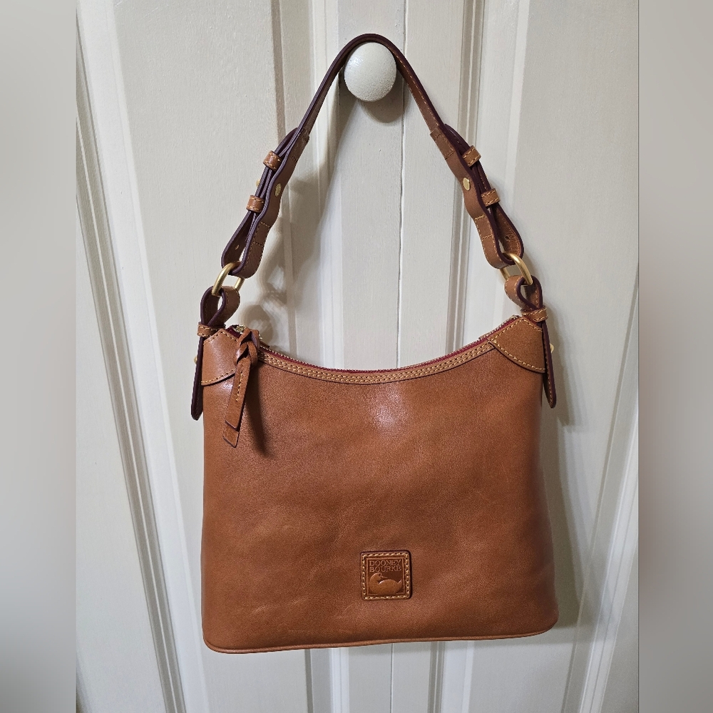 Dooney & Bourke Brown Leather Shoulder Bag